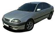 Тойота Aвенсис хэтчбек в рестайлинге 1997-2000 года