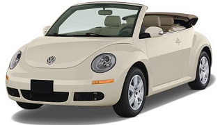 Volkswagen New Beetle кабриолет в рестайлинге 2005-2010 года
