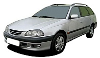 Тойота Aвенсис универсал в рестайлинге 1997-2000 года