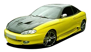 Хендай Coupe в рестайлинге 1996-1999 года