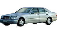 Мерседес Бенц s-класс w140 в рестайлинге 1994-1998 года