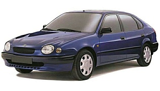 Тойота Королла хэтчбек в рестайлинге 1997-2000 года
