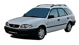 Тойота Королла универсал в рестайлинге 2000-2002 года