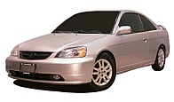 Хонда Цивик купе в рестайлинге 2000-2003 года